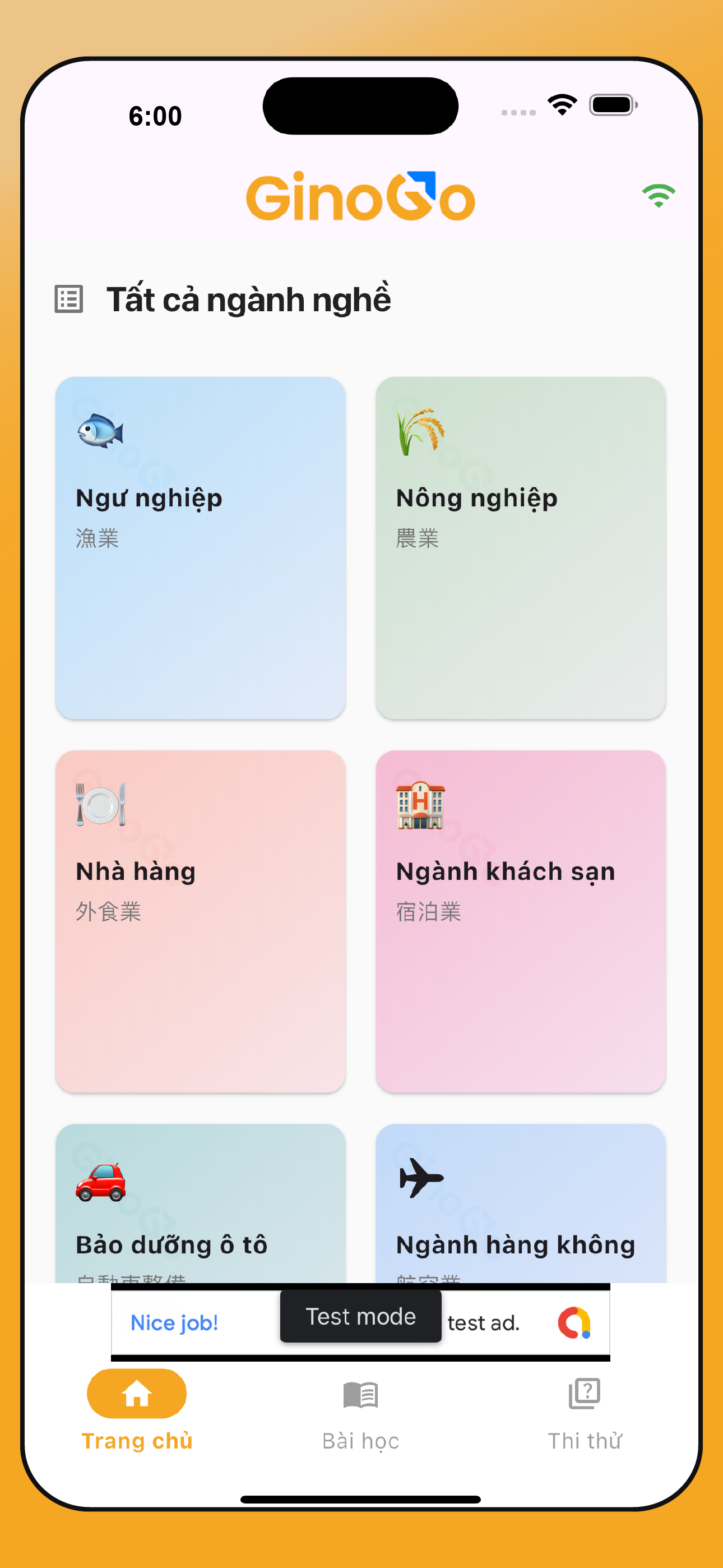 Tất cả ngành nghề
